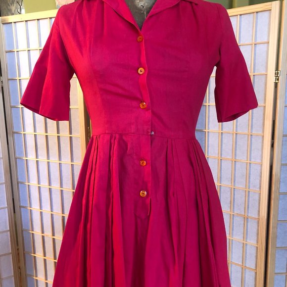 Vintage red dress - Picture 2 of 5